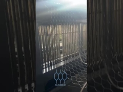 Velocità della macchina a scatola di gabion con sistema di controllo servomotore e velocità di produzione di 30 fori/min