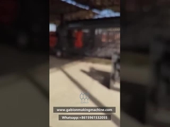 Nepal Cliente che gestisce la gabion mesh machine