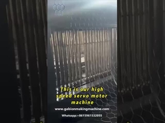 High-Speed Five Servo Gabion Mesh Machine. Linea di produzione automatica di Gabion Box.