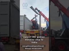 Ultima Macchina per Rete Gabion CNC Testata in India | Commissioning Online di Successo