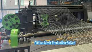 Macchina automatica per reti di gabbioni da 100x120 mm per la produzione di scatole di gabbioni