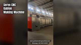 Macchina per la produzione di gabbioni CNC Servo | Debug e test in loco riusciti