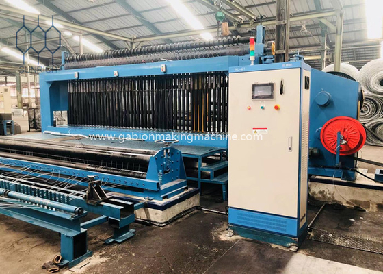 comprare Il PVC galvanizzato ha ricoperto il cavo di GI di Mesh Machine With 4.0mm del gabbione per 4000mm fabbricazione online