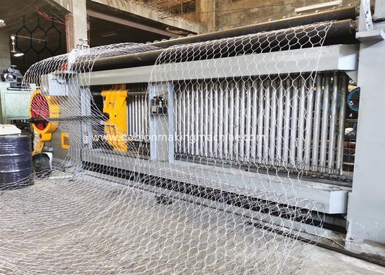 comprare Macchina a maglia di gabione rivestita in PVC con velocità di produzione da 165-226 m/h fabbricazione online