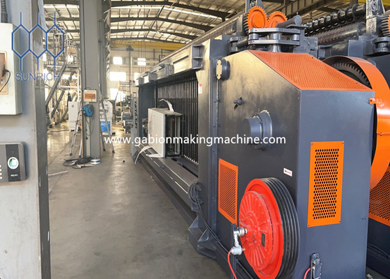 comprare Doppia torsione 90x130mm maglia dimensione Gabion Box Machine per la protezione fabbricazione online