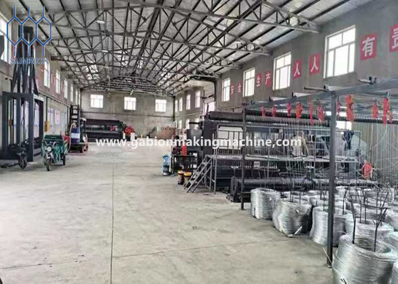 comprare 4.0mm 110x135mm Gabion Mesh Machine PLC Servo Motor Control System fabbricazione online