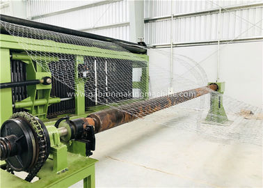comprare Doppia linea di produzione del gabbione di torsione larghezza netta 22.0kw di 2300mm con la copertura ad alta velocità della caldaia fabbricazione online