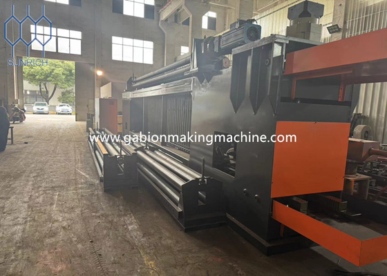 comprare Velocità della macchina a scatola di gabion con sistema di controllo servomotore e velocità di produzione di 30 fori/min fabbricazione online