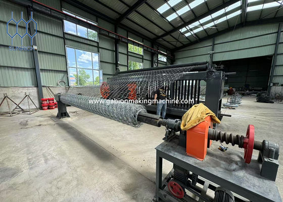 comprare Linea di produzione di macchine per scatole di gabion completamente automatizzate per la protezione dei pendii di rivestimento fluviale fabbricazione online