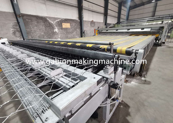 comprare Torsione avvolta automatica del doppio della macchina avvolgitrice del bordo della macchina del gabbione del bordo del sistema di controllo dello SpA fabbricazione online