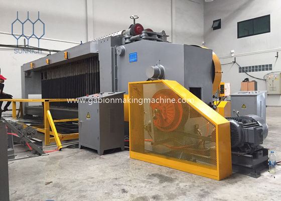 comprare Cinque larghezza di tessitura automatica di Mesh Machine For 4500mm del gabbione del sistema di controllo del Plc di torsione fabbricazione online
