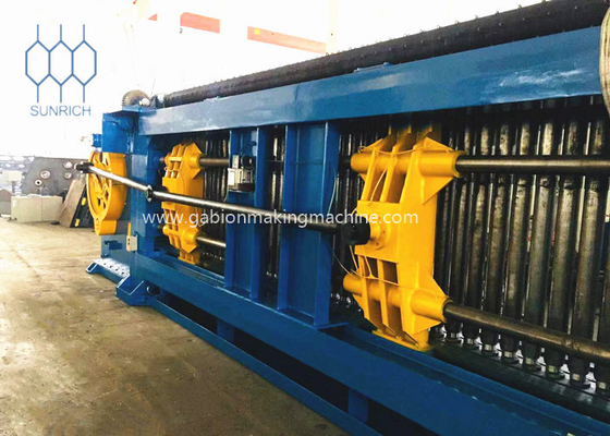 Fuoco di acciaio galvanizzato 66x88mm Gabion Machine Max Larghezza tessitura 6300mm