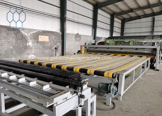 2.7-4.0mm Galvanizzato o PVC rivestito filo Gabion macchina di produzione Gabion macchina 30kW