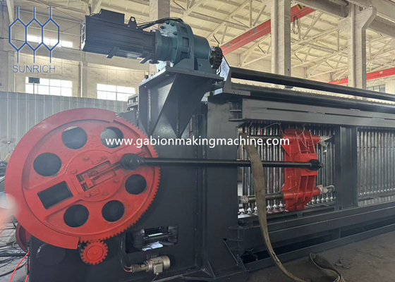 Filtro galvanizzato maglia esagonale PVC rivestito Gabion Machine 22-30kw Potenza del motore