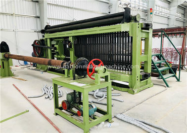 La macchina d'avvolgimento del cavo completamente automatico, controllo dello SpA della macchina della maglia del gabbione di 100x120mm semplice installa