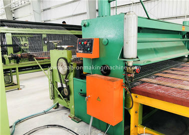 Macchina verde 5300mm Max. Netting Width della rete metallica del gabbione per il rivestimento di sostegno del pendio