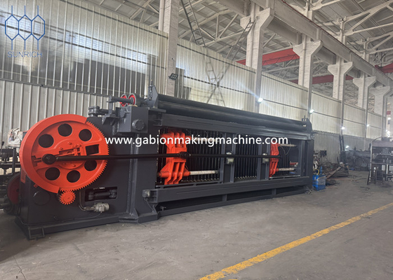 380V/50HZ Potenza Galvanizzato Acciaio Filtro Gabion Box Machine 15-20m/min Velocità di produzione