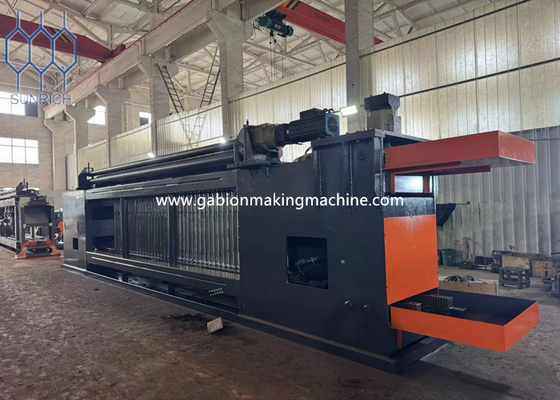28-55mm Mesh Lunghezza Gabion Mesh Machine per 5m Larghezza Gabion strutture di ritenuta