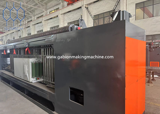 Macchina di tessitura automatica a maglia di gabione Larghezza 4-5,7 m per soluzioni di maglia ecocompatibili