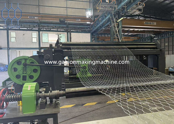 Servo Motor PLC Touch Screen Control System Gabion Mesh Machine Creando Strutture Di Maglia Forte Da 120x150mm